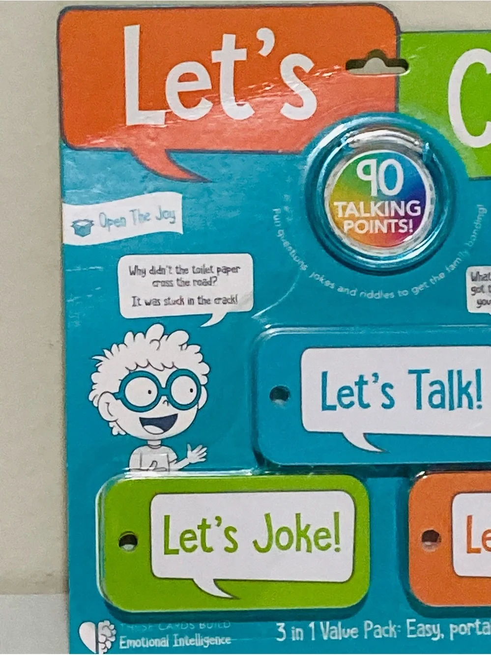 NEW Let’s Chat! 90 Talking Points Card Set ages 4-12 Emotional Intelligence
